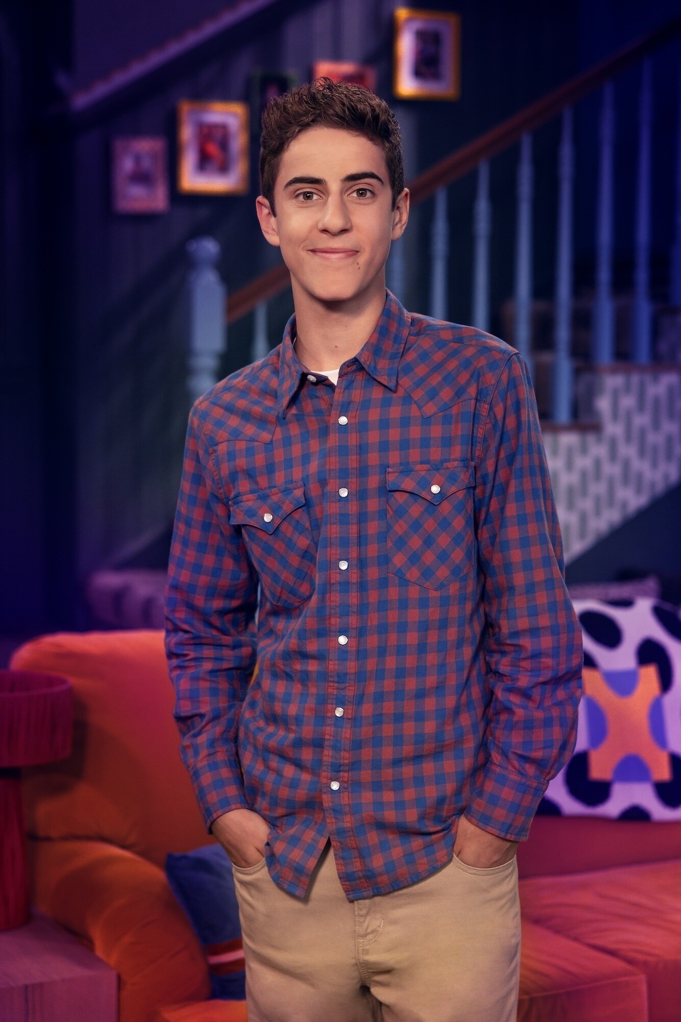 WIZARDS BEYOND WAVERLY PLACE - Disney's "Wizards Beyond Waverly Place" stars Alkaio Thiele as Roman Russo. (Disney/Bahare Ritter)
