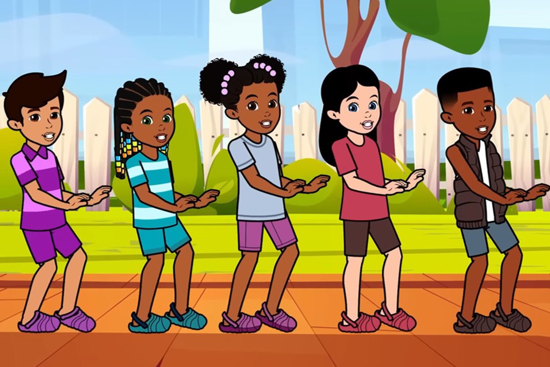 GRACIE’S CORNER (Disney) MATEO, KIRA, GRACIE, LIZ, ZYRON