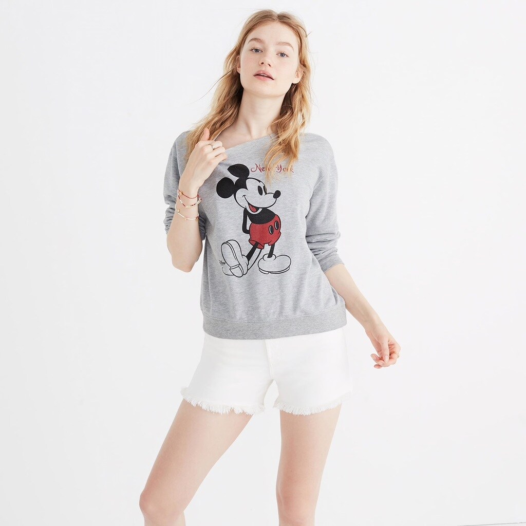 Sweatshirt from Madewell's Mickey Mouse Spring Collection