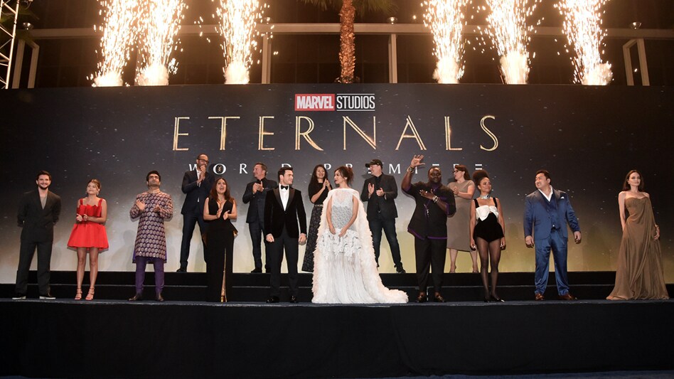 Eternals celebró su premiere en la alfombra roja de Hollywood