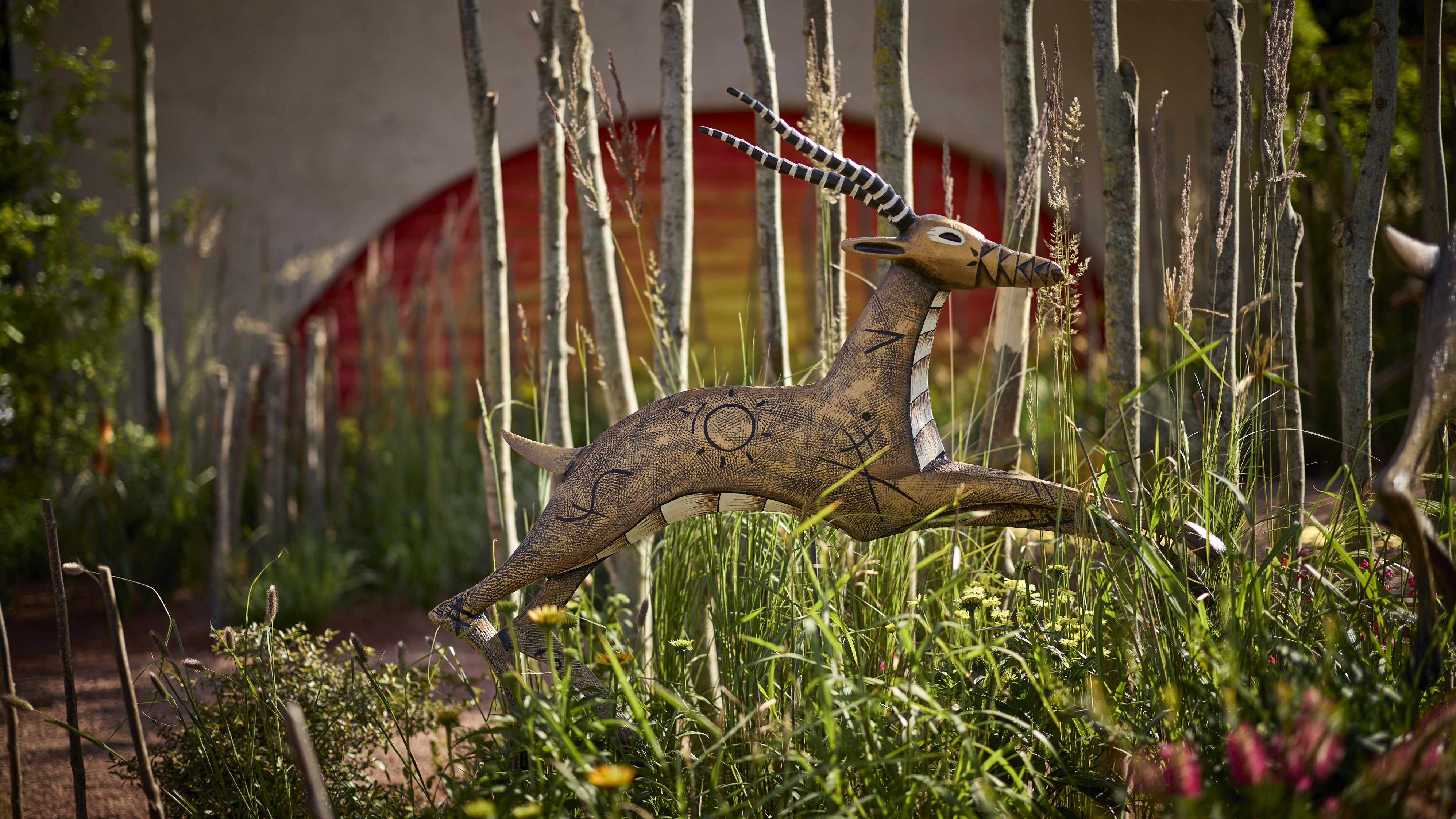 DISNEY'S THE LION KING COMMUNITY GARDEN OPENS AT RHS HAMPTON COURT PALACE GARDEN FESTIVAL 