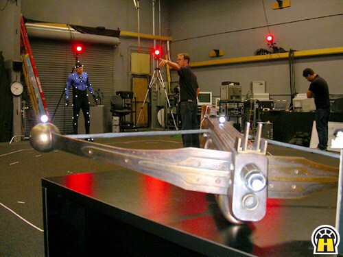 The motion capture stage for EPisode III.