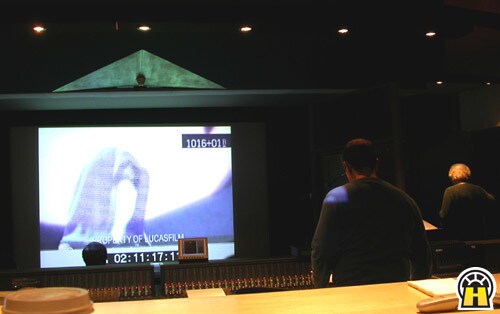 Audio recording for Palpatine in Episode III.