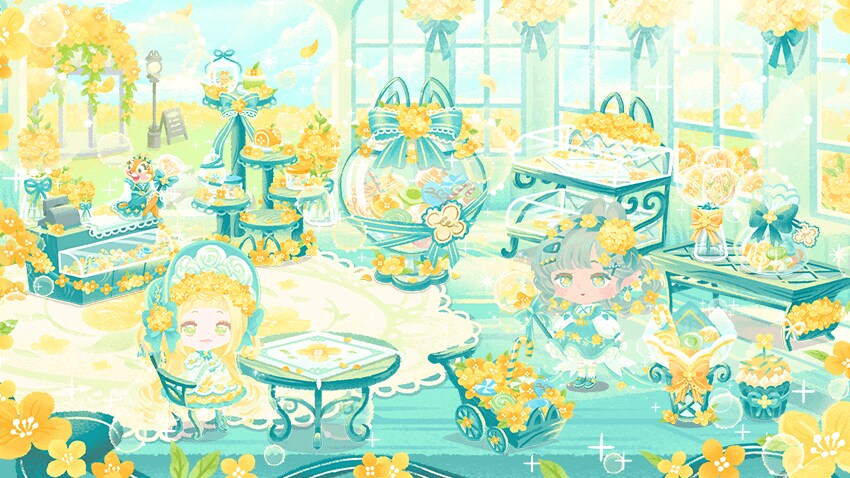 『ディズニー マイリトルドール』菜の花いっぱいのキャンディショップに遊びに行こう♪