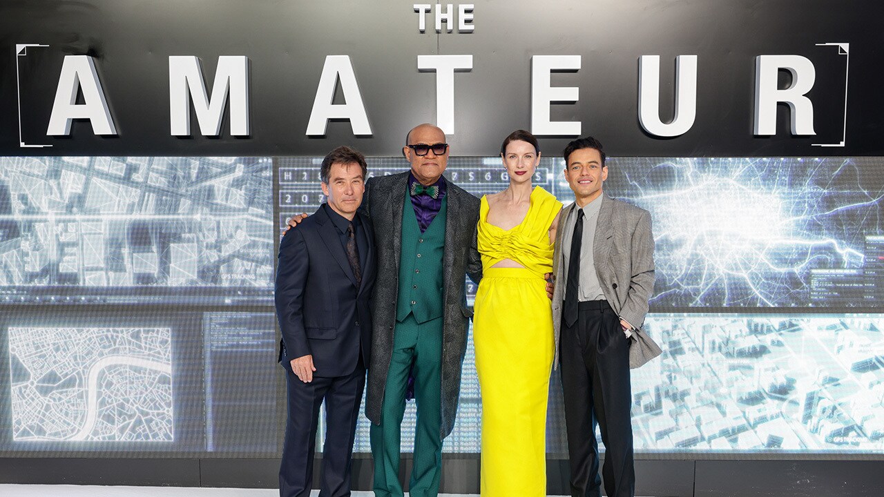 【アマチュア】ロンドン(復讐の始まりの地)にラミ・マレック(アカデミー賞®主演男優賞)登場で会場大熱狂！ローレンス・フィッシュバーン、ジェームズ・ホーズ監督ら豪華キャスト＆製作陣集結