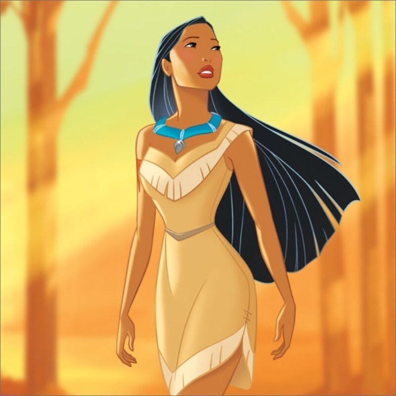 ディズニー　ポカホンタス　タペストリー ポカホンタス｜イラスト（塗り絵）・動画｜ディズニーキッズ公式