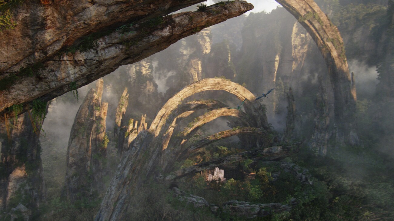 Arches of Stone, a signature land formation of Pandora.