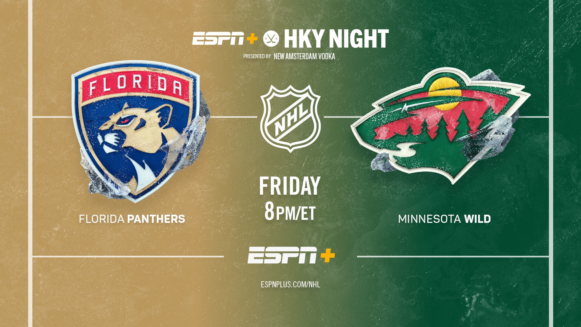 Exclusively on ESPN+ and Hulu: National Hockey League’s Florida Panthers Take On the Minnesota Wild on Friday, February 18