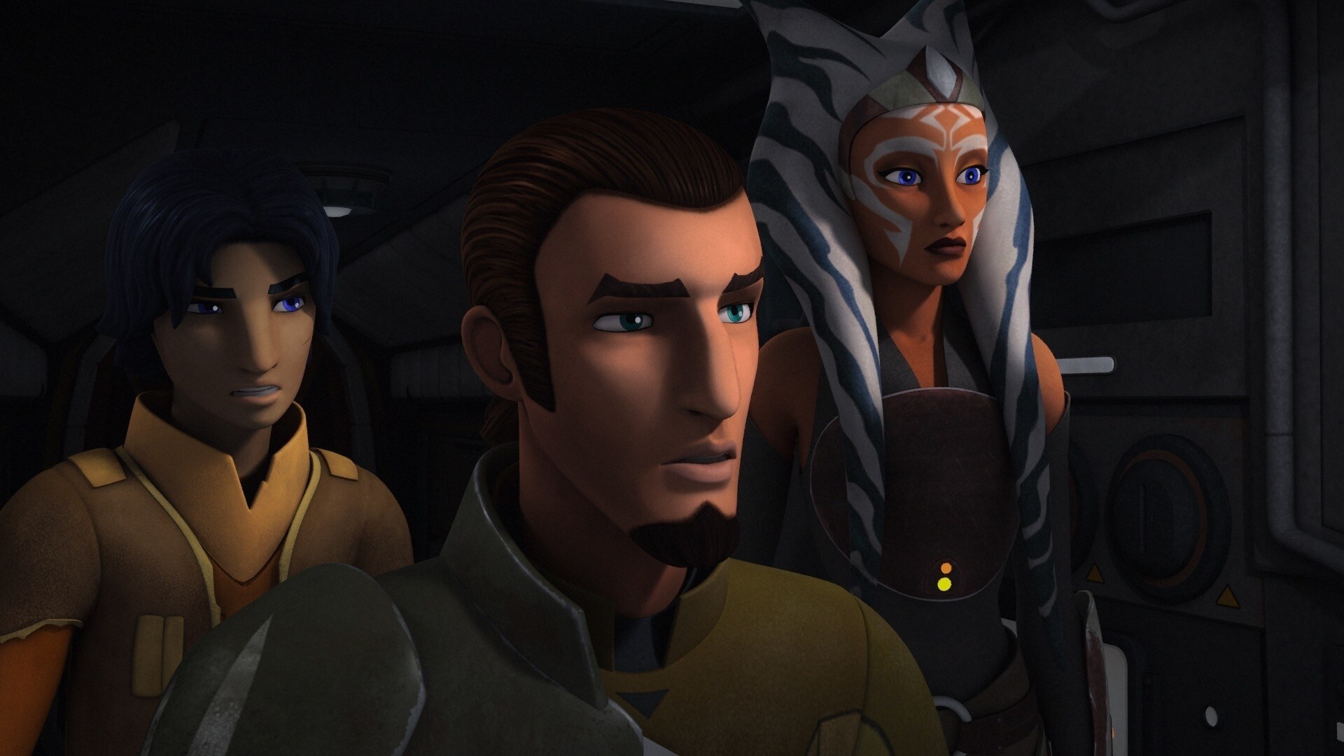 Ezra questions why Rex is so worried and Kanan and Ahsoka tell him that legend claims Malachor to...