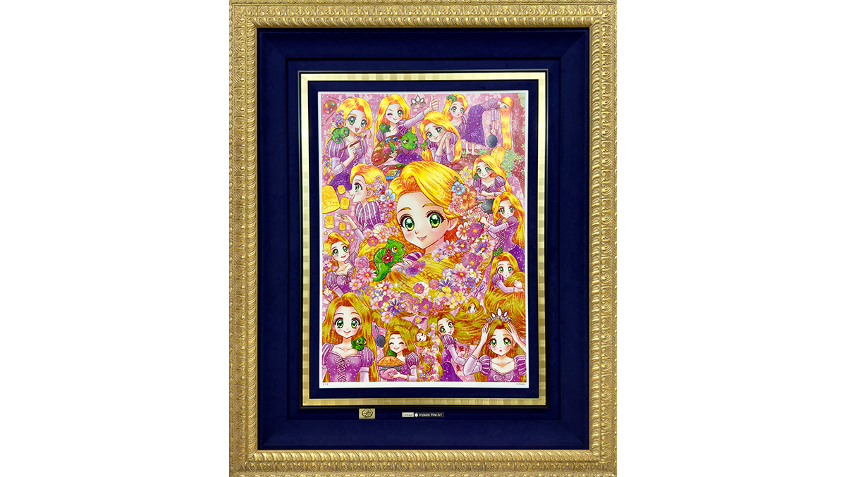 ラプンツェルのアートを手掛けた中川翔子さんがイベントに登場！「RAPUNZEL ART COLLECTION BY SHOKO NAKAGAWA」in  Disney THE MARKET阪急うめだ本店 メディア向け発売記念発表イベント開催 金箔を使用し、特別な装飾により完成したファインアートを初お披露目！販売価格  ...