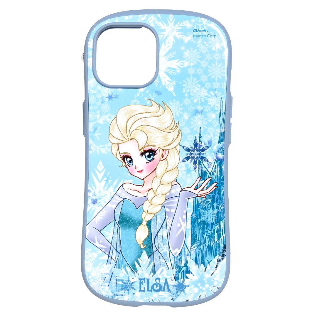 [iPhone 16,15/14/13,16e専用]iFace First Class MagSynq ケース ペールブルー/エルサ/氷の城