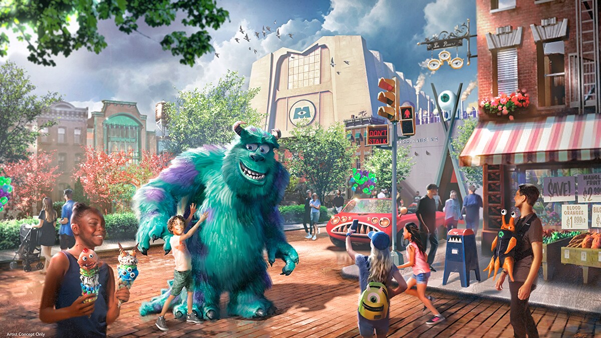 海外 Disney Parks モンスターズインク ブー ワンピース L モンスターズ・インク』新テーマランド最新情報：人間を歓迎する