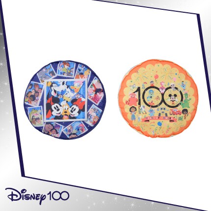 ディズニー100　プラチナムザッカラウンドクッション|ディズニー100周年記念グッズ