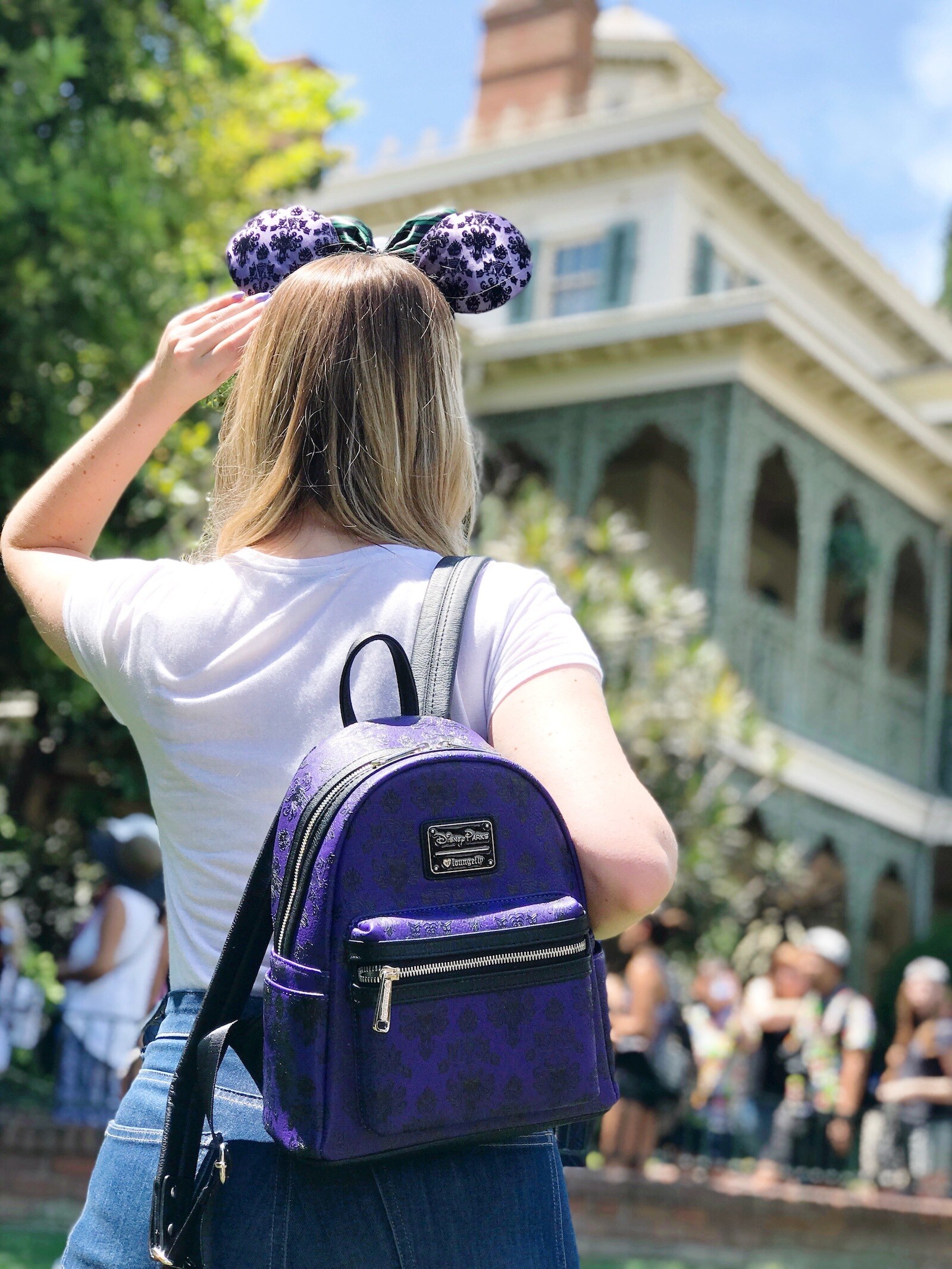 Disneyland purple clearance backpack