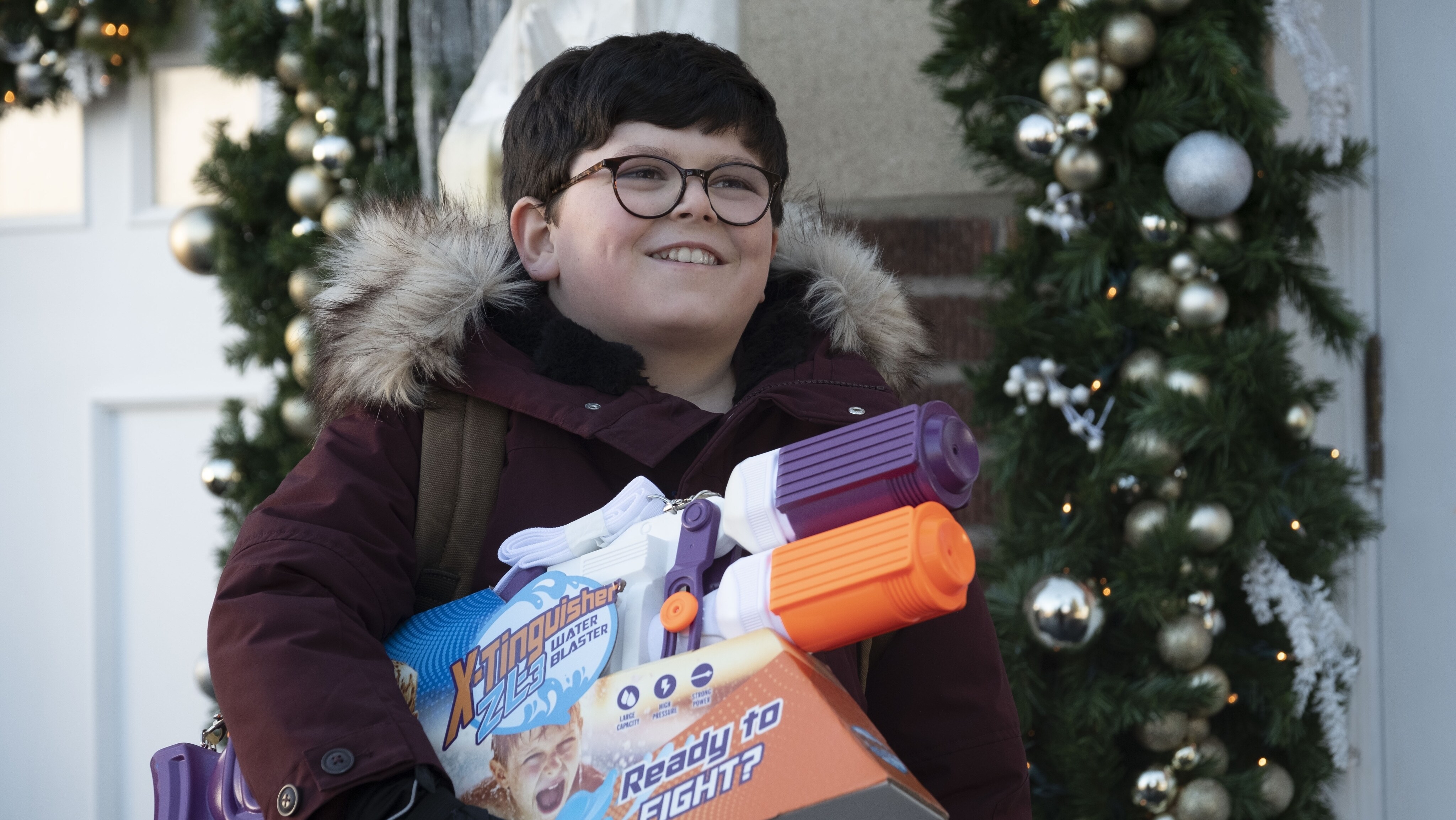 Archie Yates as Max in HOME SWEET HOME ALONE, exclusively on Disney+. Photo by Philippe Bosse. © 2021 20th Century Studios.