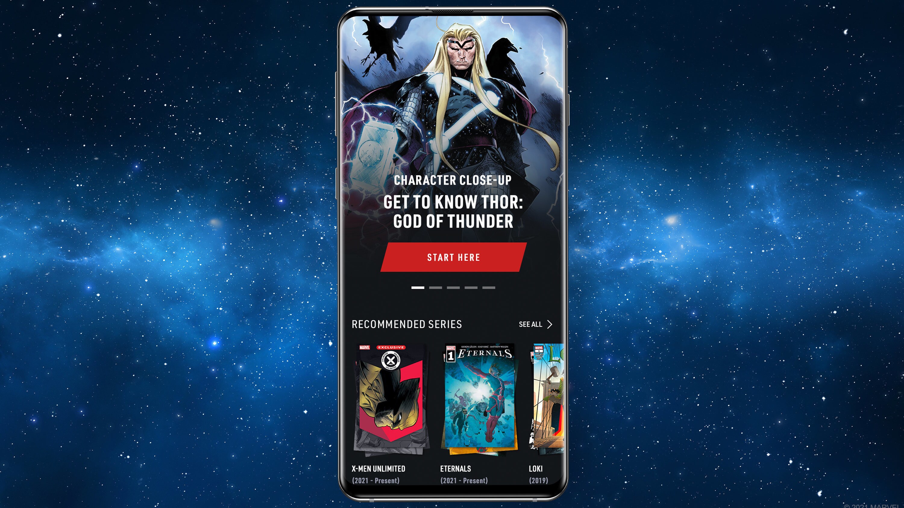 Thor App Screen Image