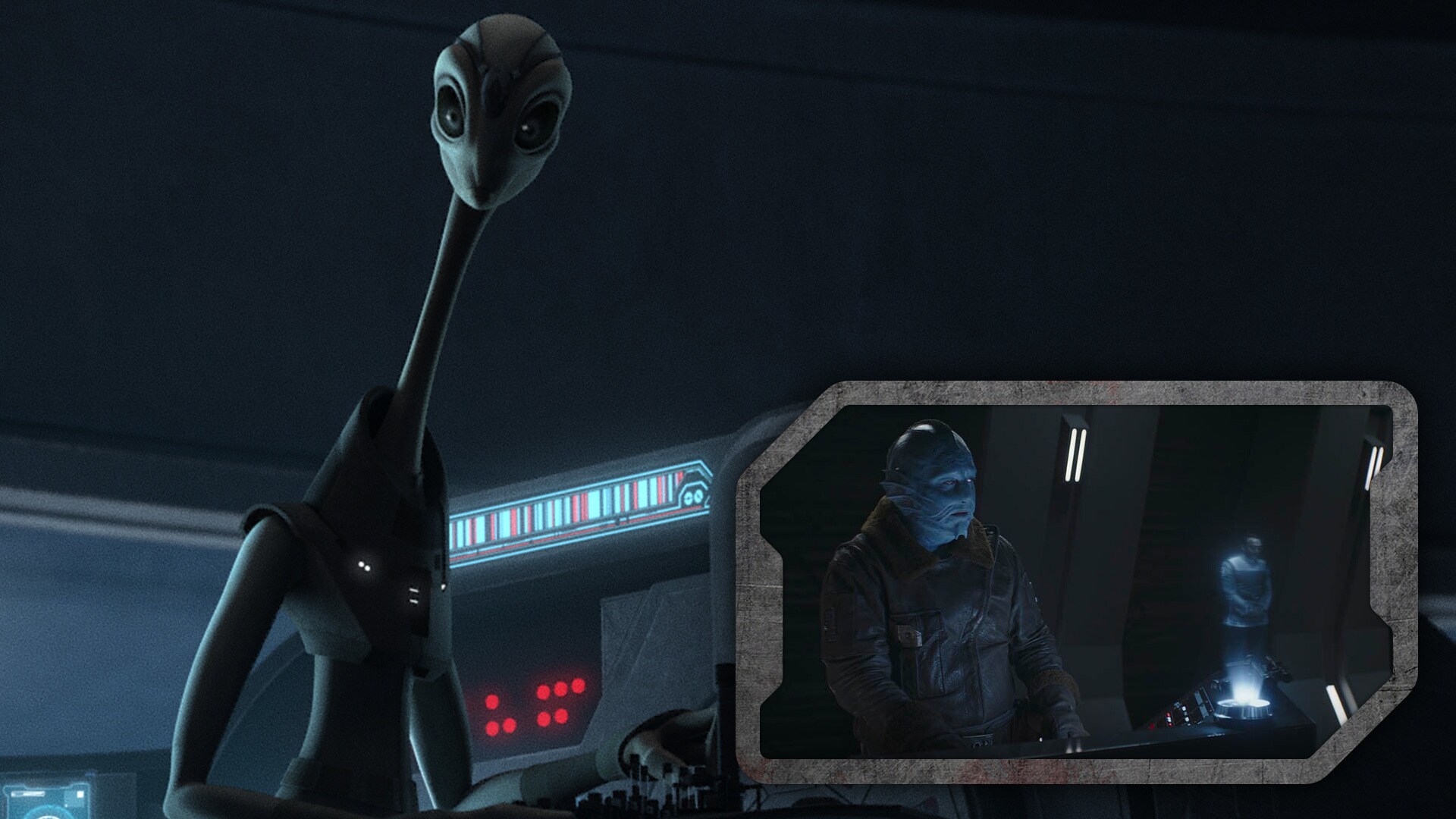 The mysterious term M-count, alluding to the amount of midi-chlorians in a being's blood, was first uttered by Dr. Pershing in Chapter 12 of The Mandalorian.
