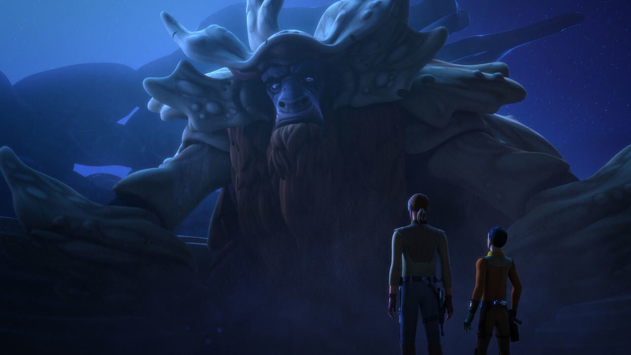 Now, Kanan and Ezra must recover the Sith holocron from Bendu. The ancient being says that unitin...