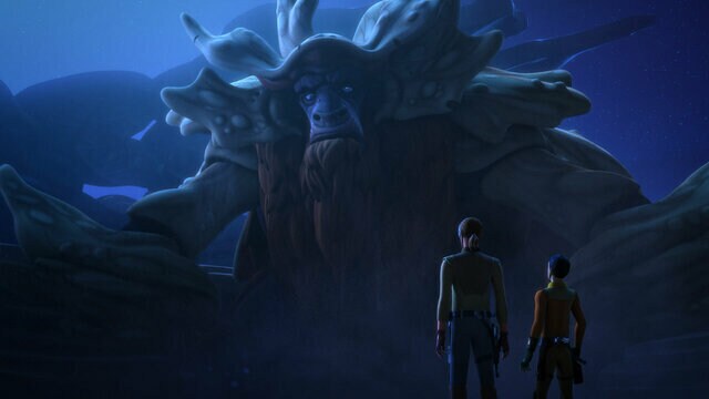Kanan and Ezra meeting Bendu