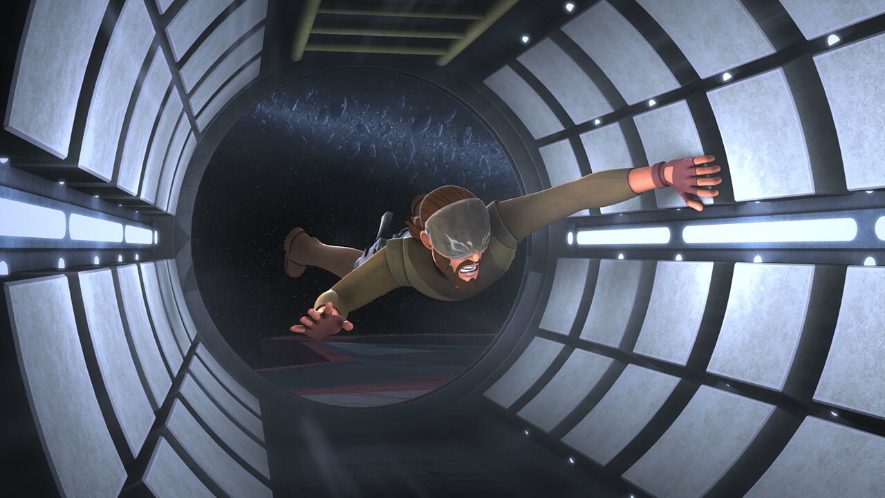 But it was all a trick! Maul throws Kanan into the air lock, determined to kill him once and for ...