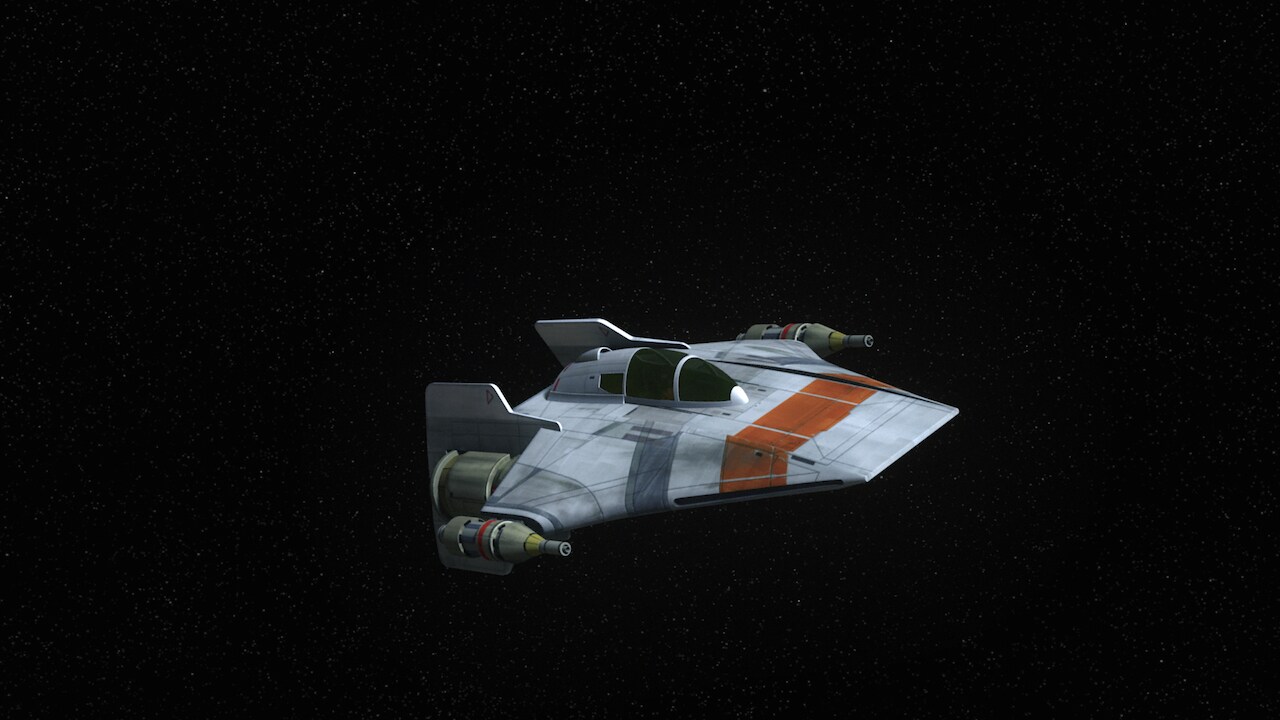 The A-wing used by Kanan and Ezra to travel to Maul is a trainer model, a two-seater.