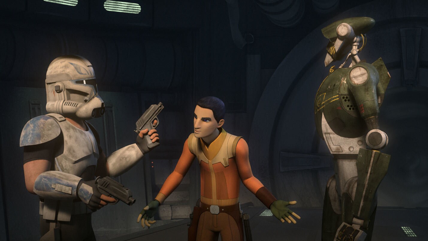 The rebels reach the command center, but another visitor -- the real winner of the Clone Wars -- ...
