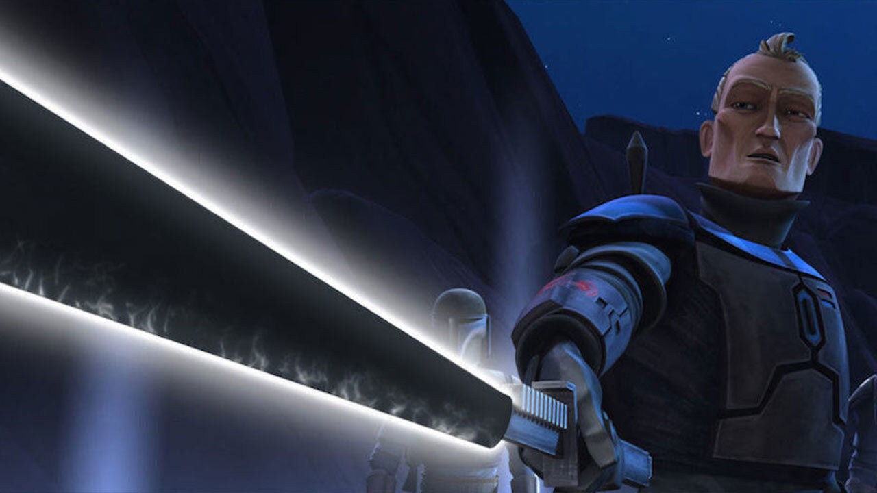 The Darksaber first appeared in Star Wars: The Clone Wars as a relatively late addition to the Se...