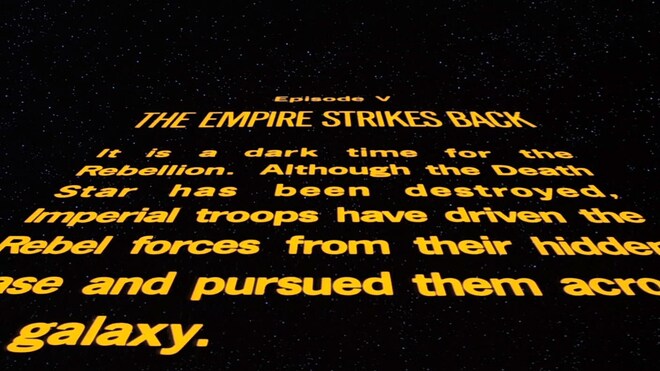Star Wars: Episode V The Empire Strikes Back - Opening Crawl