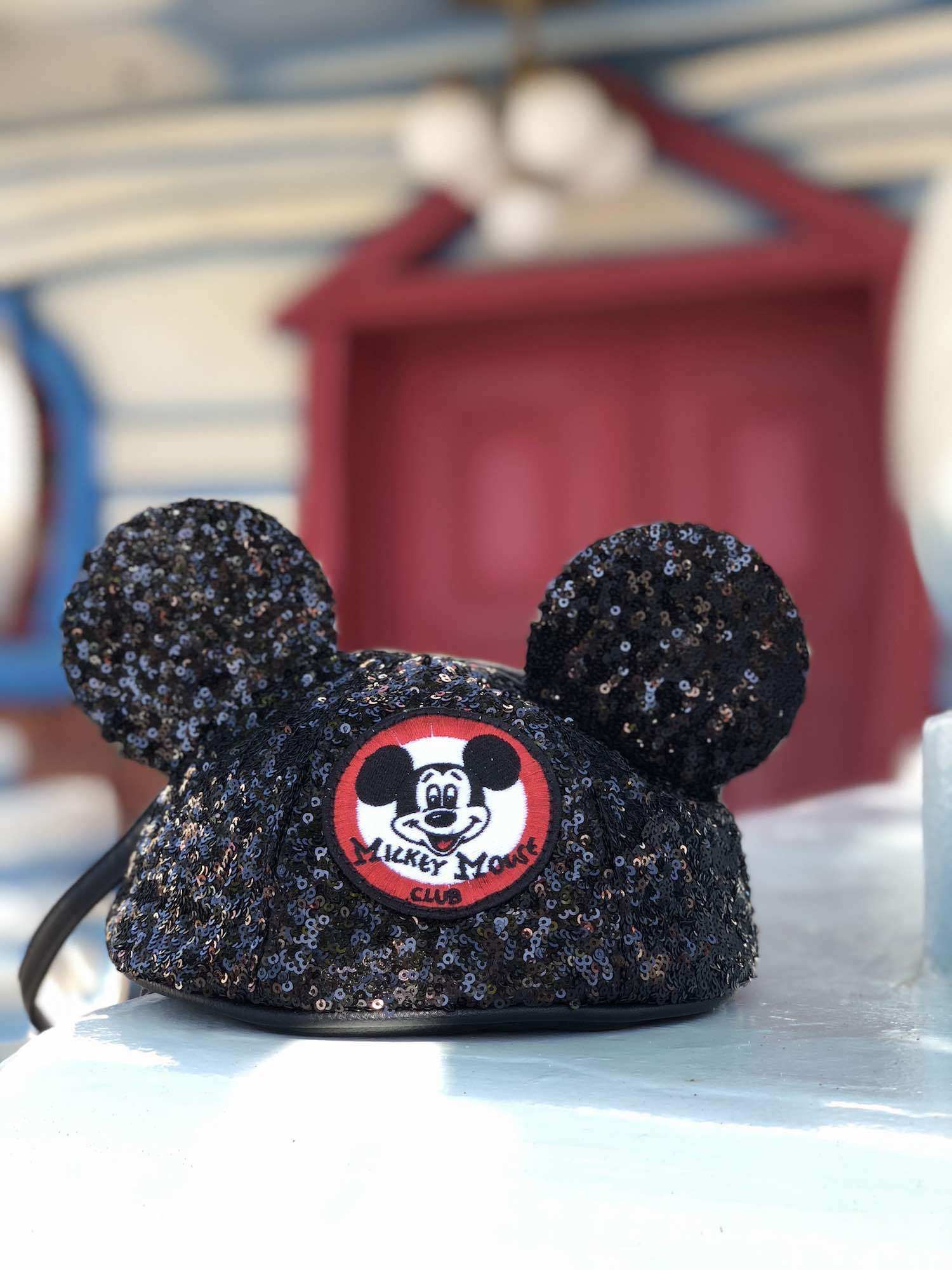 Sequined Mickey Mouse Club Hat wristlet