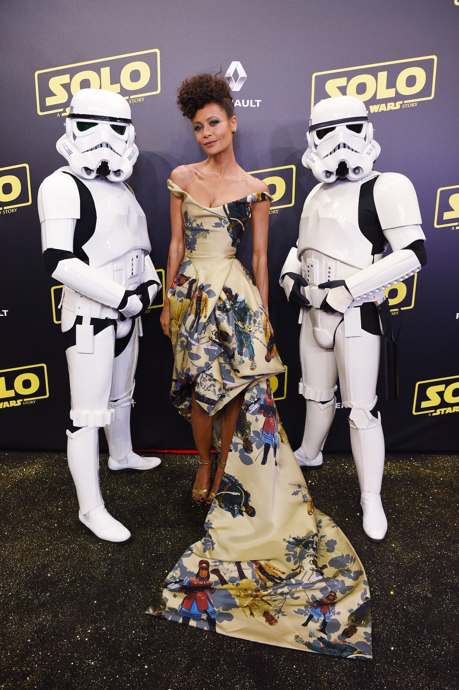 Thandie Newton's Star Wars-Themed Dress