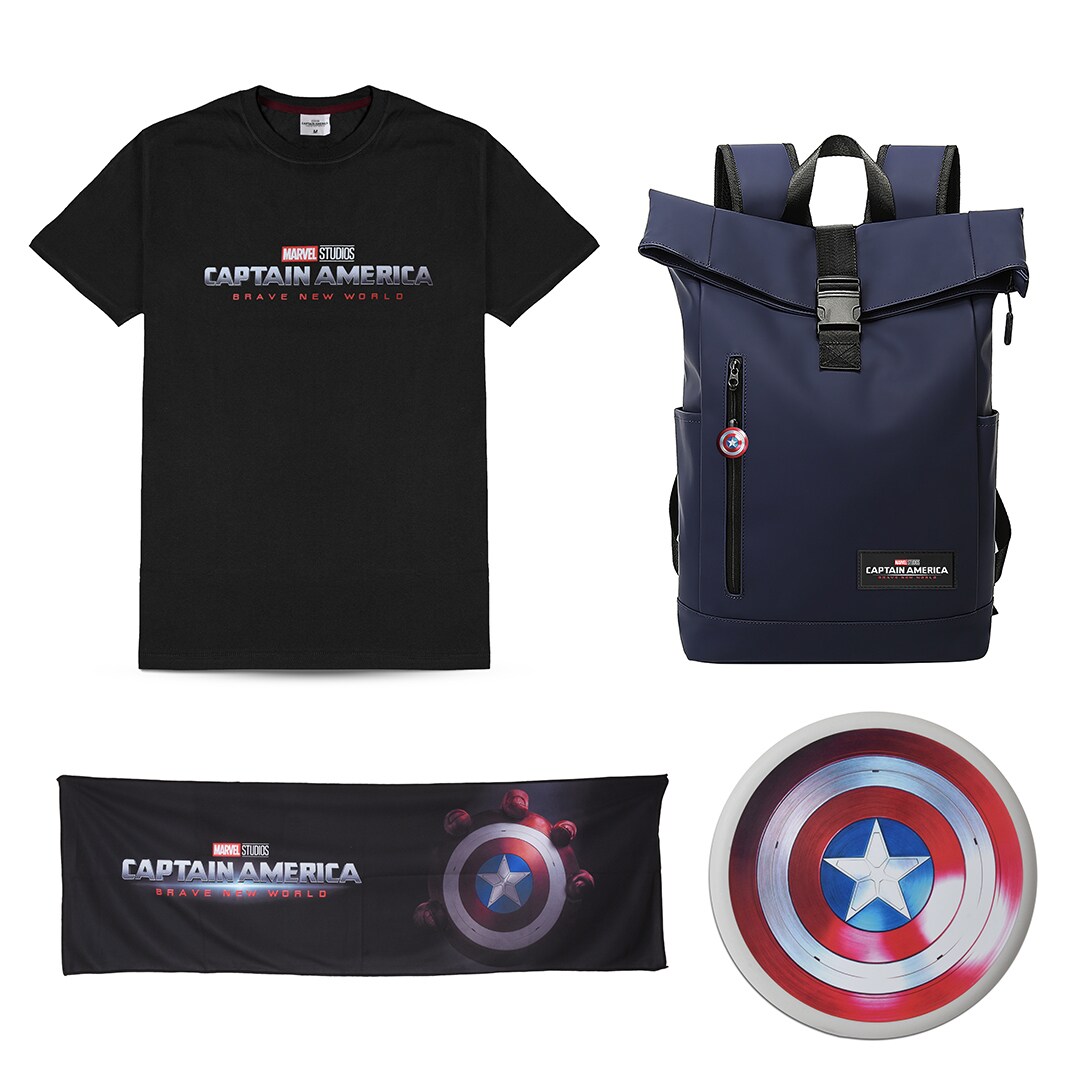 NYコミコン限定キャプテンアメリカトリオピンズセット MARVEL キャプテンアメリカ：ブレイブ ニュー ワールド