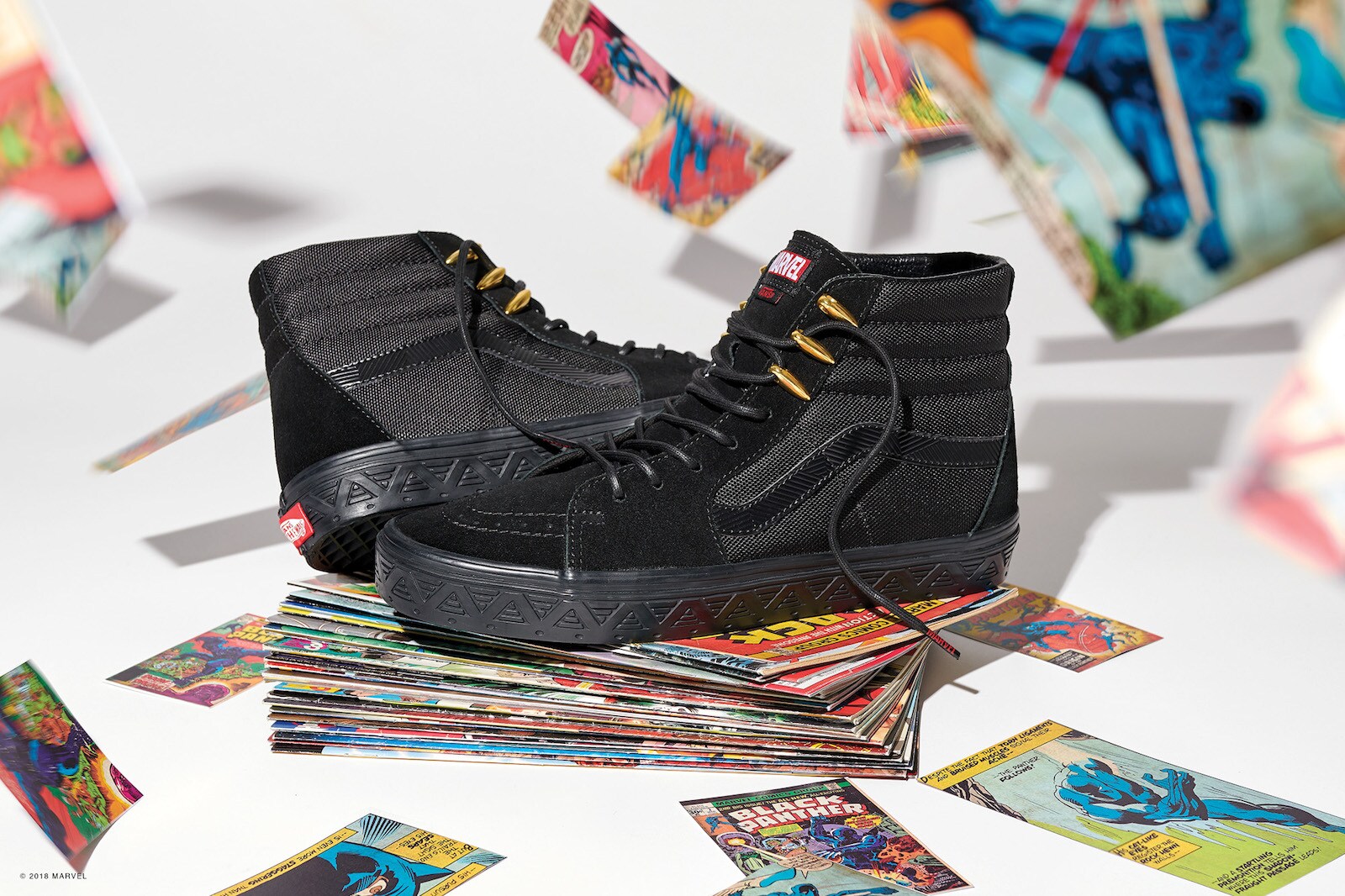 Items from the Marvel x Vans Heroic New Collection