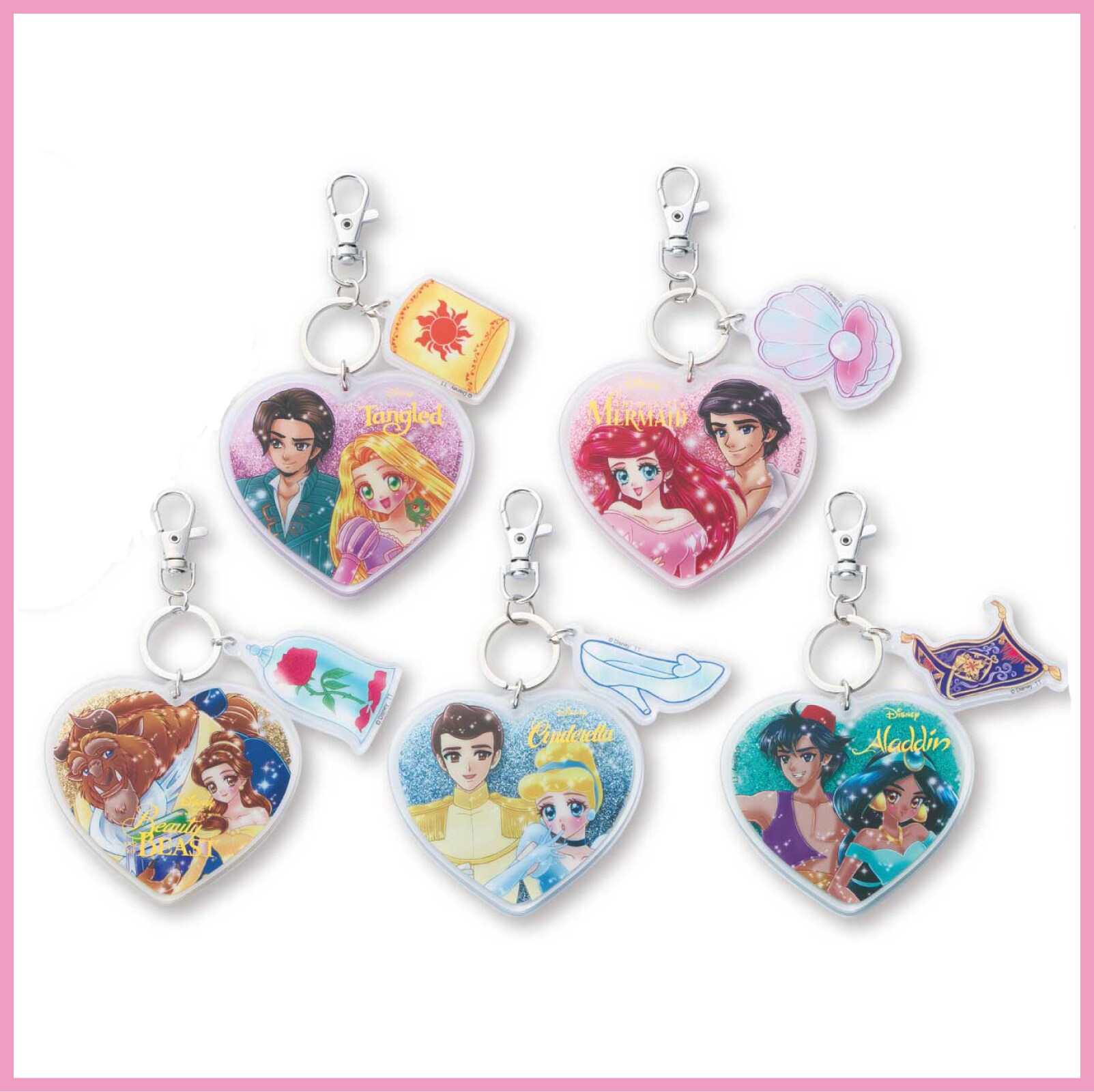 2連アクリルキーホルダー各種