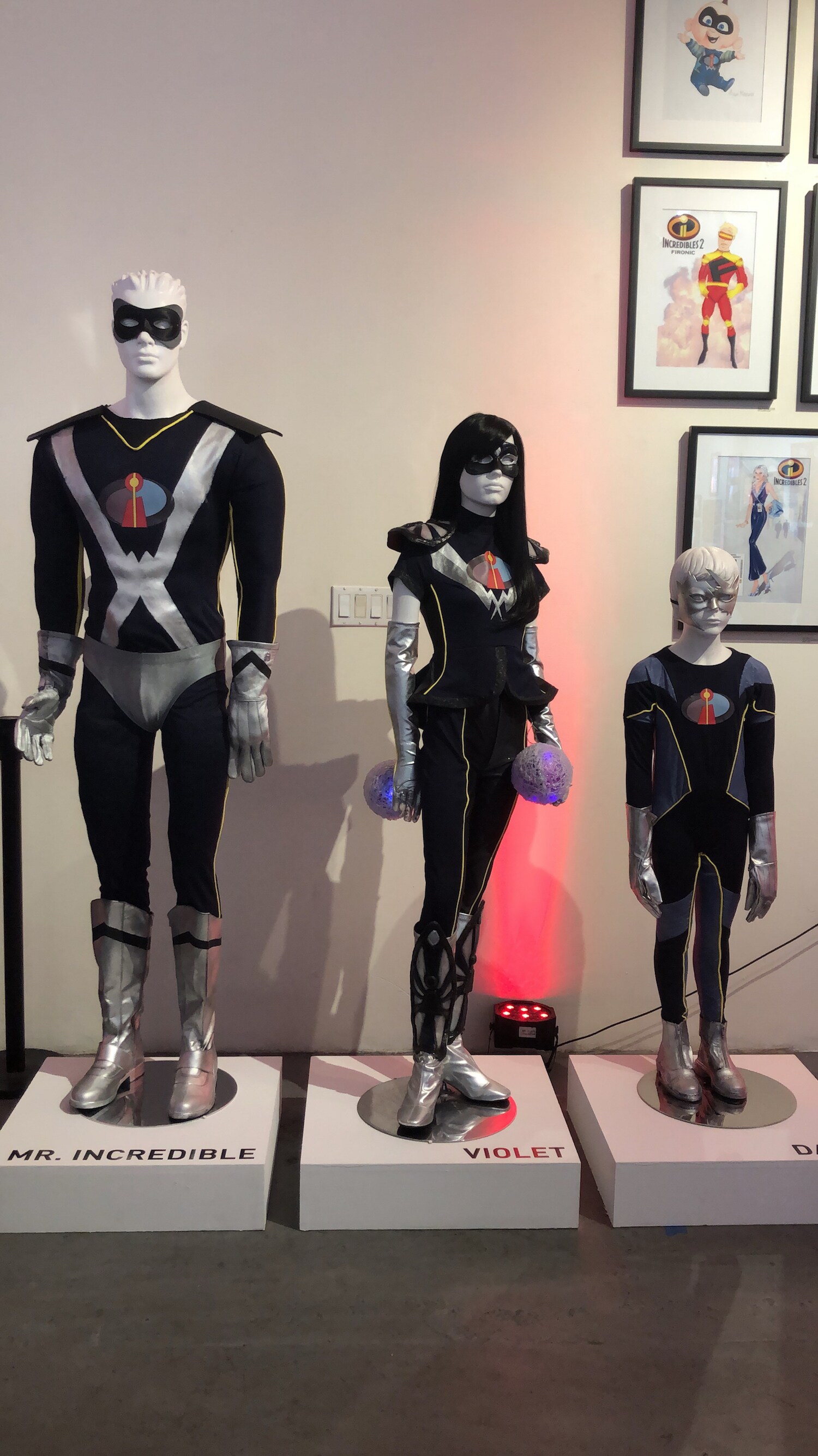 Incredibles 2 outfit design ideas from FIDM students