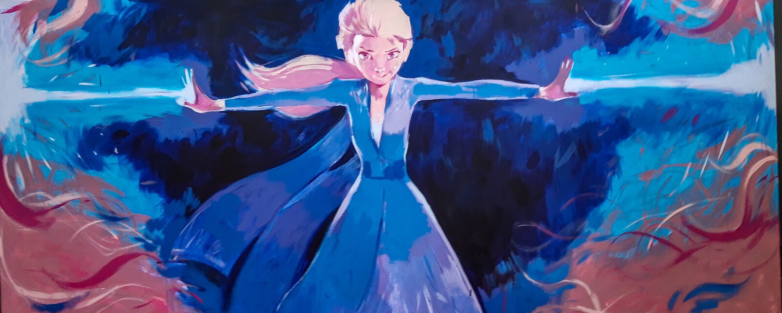 Las ilustraciones de Frozen 2 y Star Wars decoraron el stand de Disney en la Argentina Comic Con