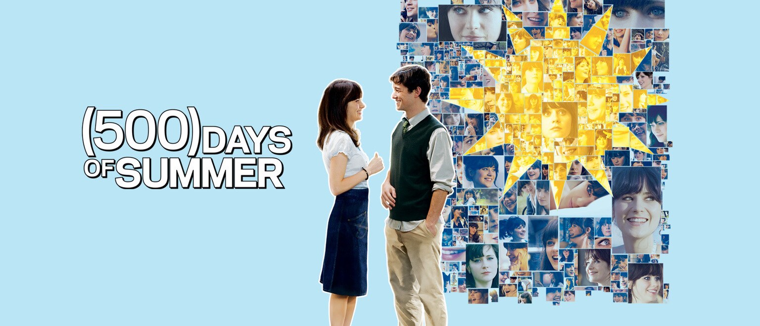 Joseph Gordon-Levitt and Zooey Deschanel in the movie "500 Days of Summer"