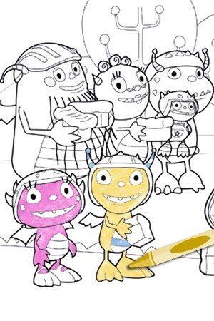 Henry Hugglemonster Coloring Pages - 509ac761100361d1e8fead41 05ec9f00