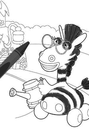 Jungle Junction Colouring Pages