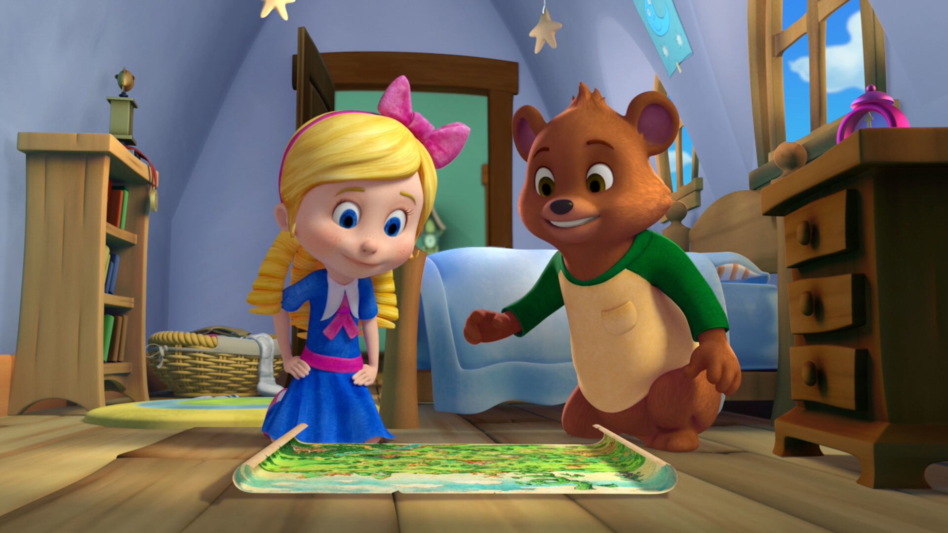 It is a photo of Dynamite Pictures of Goldie and Bear It is a photo of Dynamite Pictures of Goldie and Bear