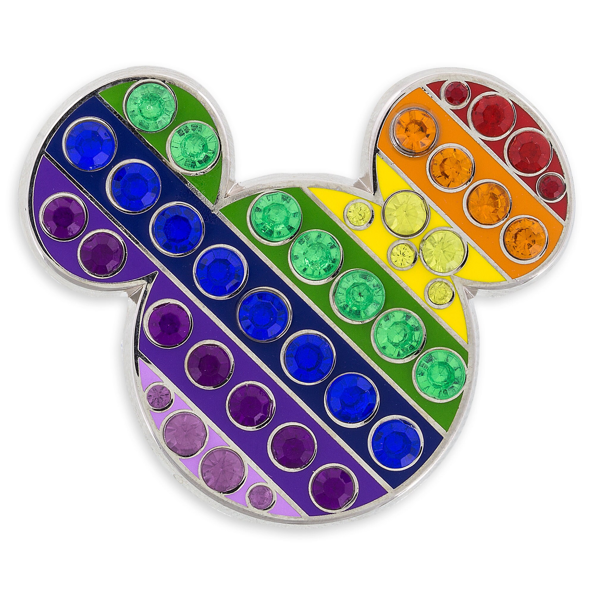 Product Image of Mickey Mouse Rainbow Icon Pin # 1