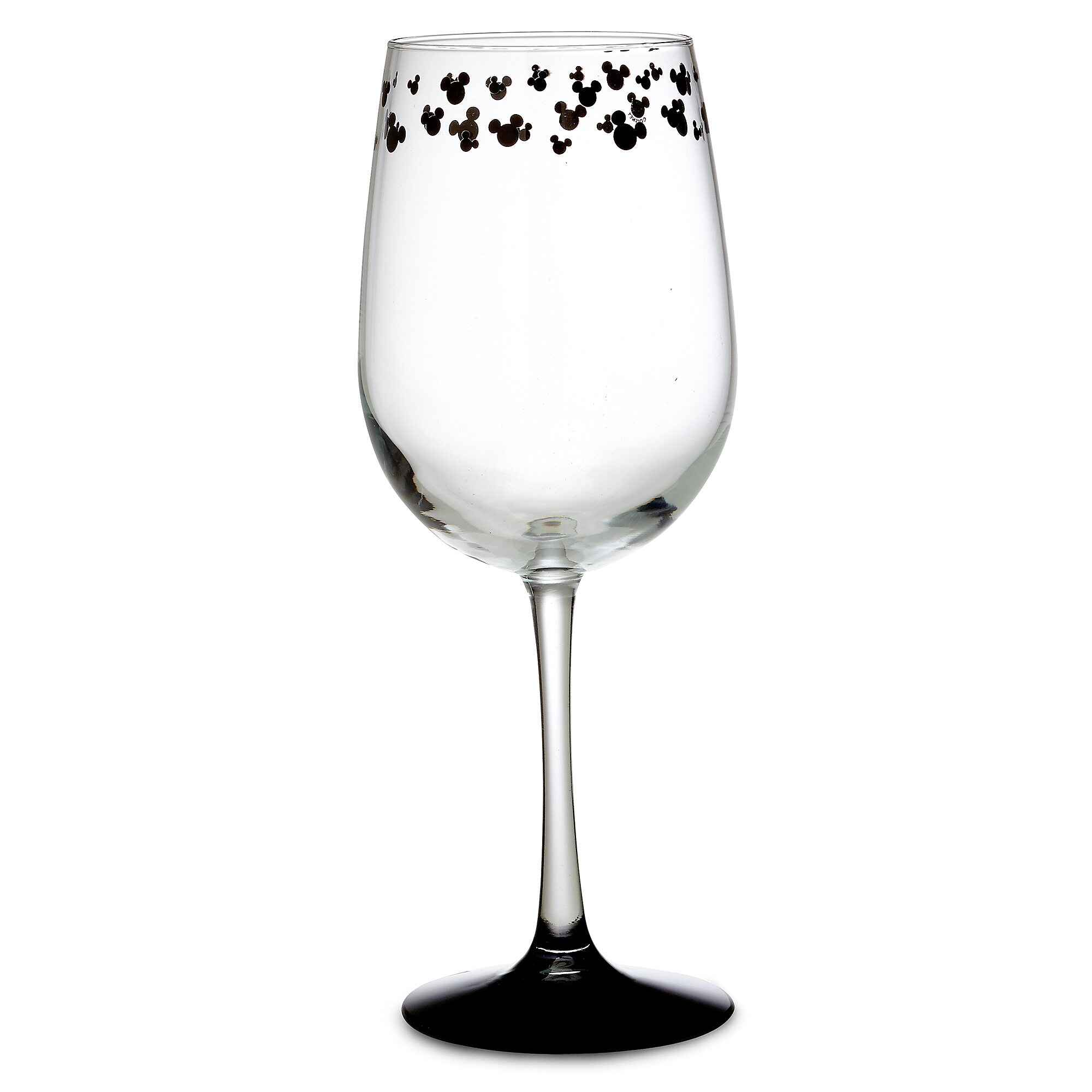 Mickey Mouse Icon Stemmed Glass - White Wine
