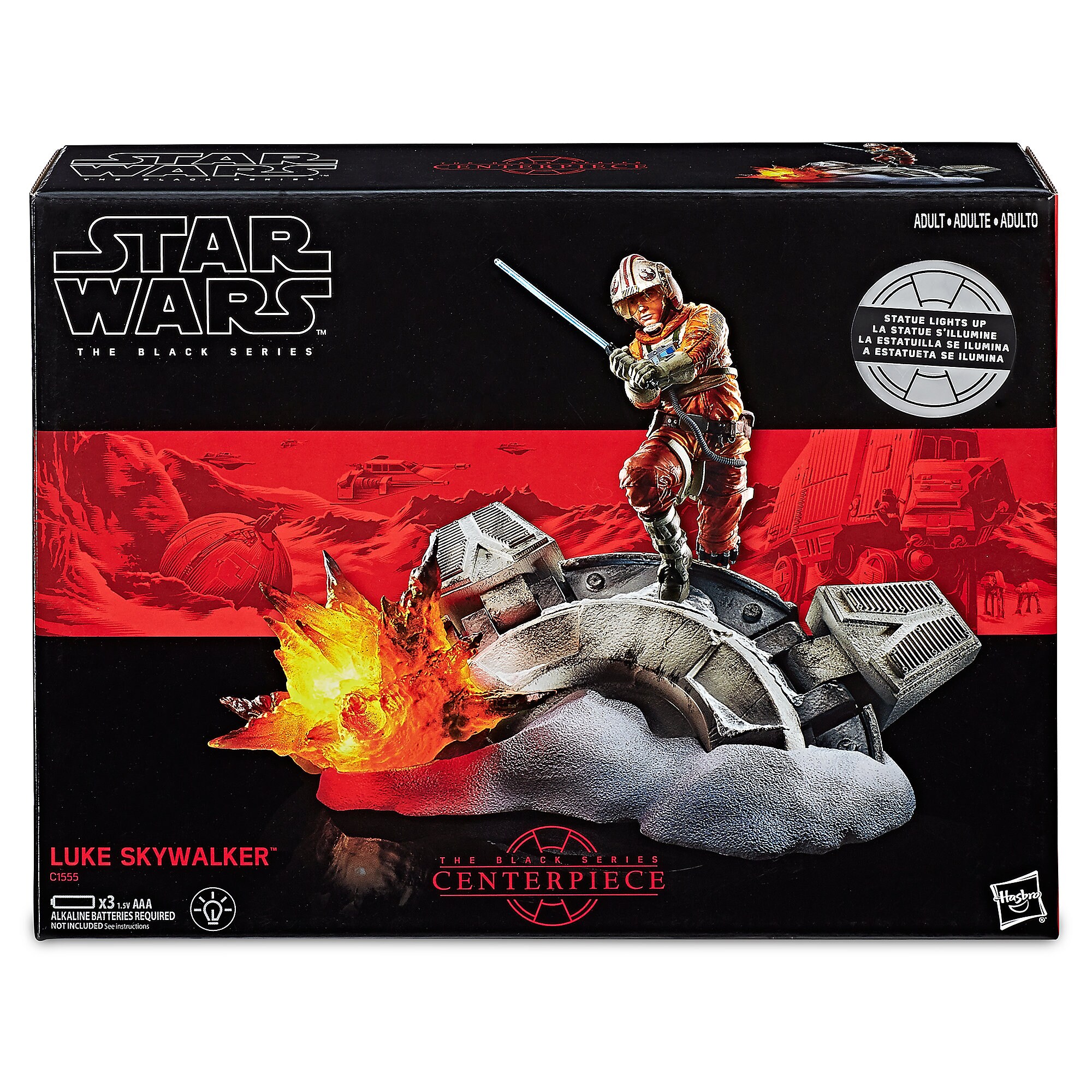 Luke Skywalker Light-Up Statue - Star Wars: The Black Series Centerpiece by Hasbro