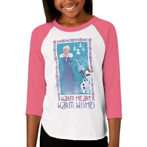 Olaf's Frozen Adventure Raglan T-Shirt for Girls - Customizable ...