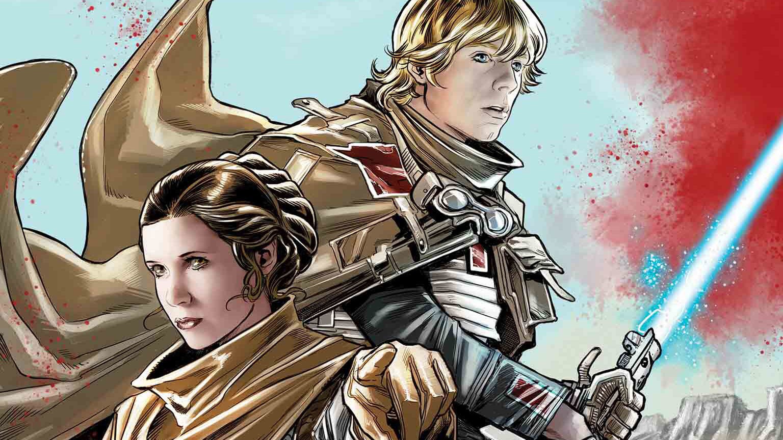 Luke and Leia Star in Star Wars: The Last Jedi - Storms of Crait #1 - Exclusive