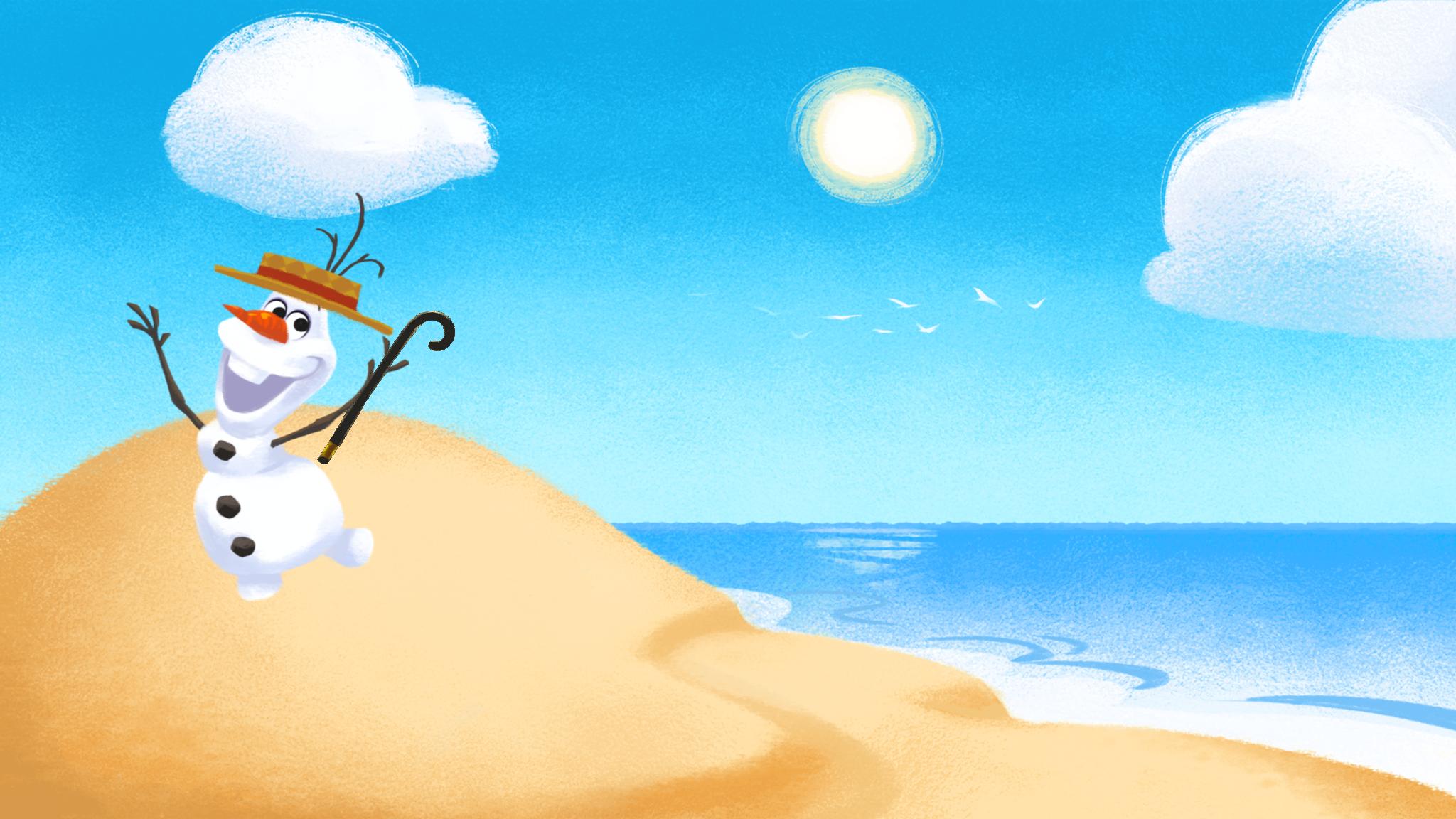 Olaf’s Summer Sticker Spree | Disney Games