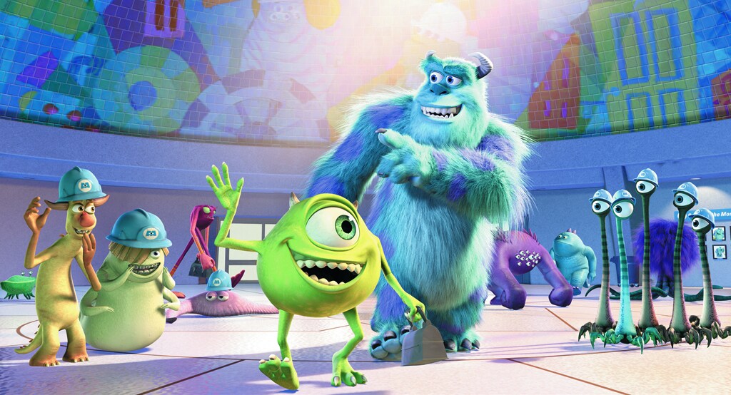 Still from Disney movie 'Monsters Inc.'