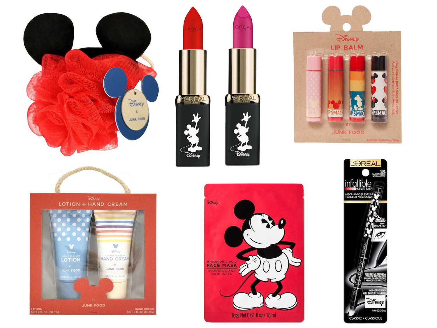 Beauty items from the Mickey Mouse Summer Collection