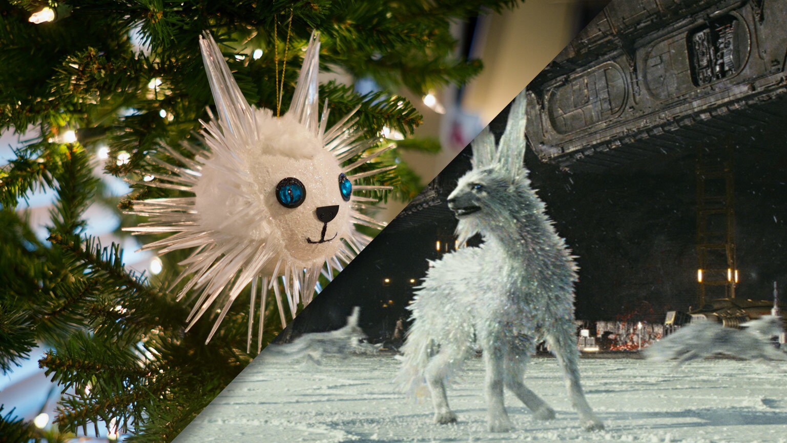 Make Your Tree Shimmer Like Crait with This DIY Vulptex (a.k.a. Crystal Fox) Ornament