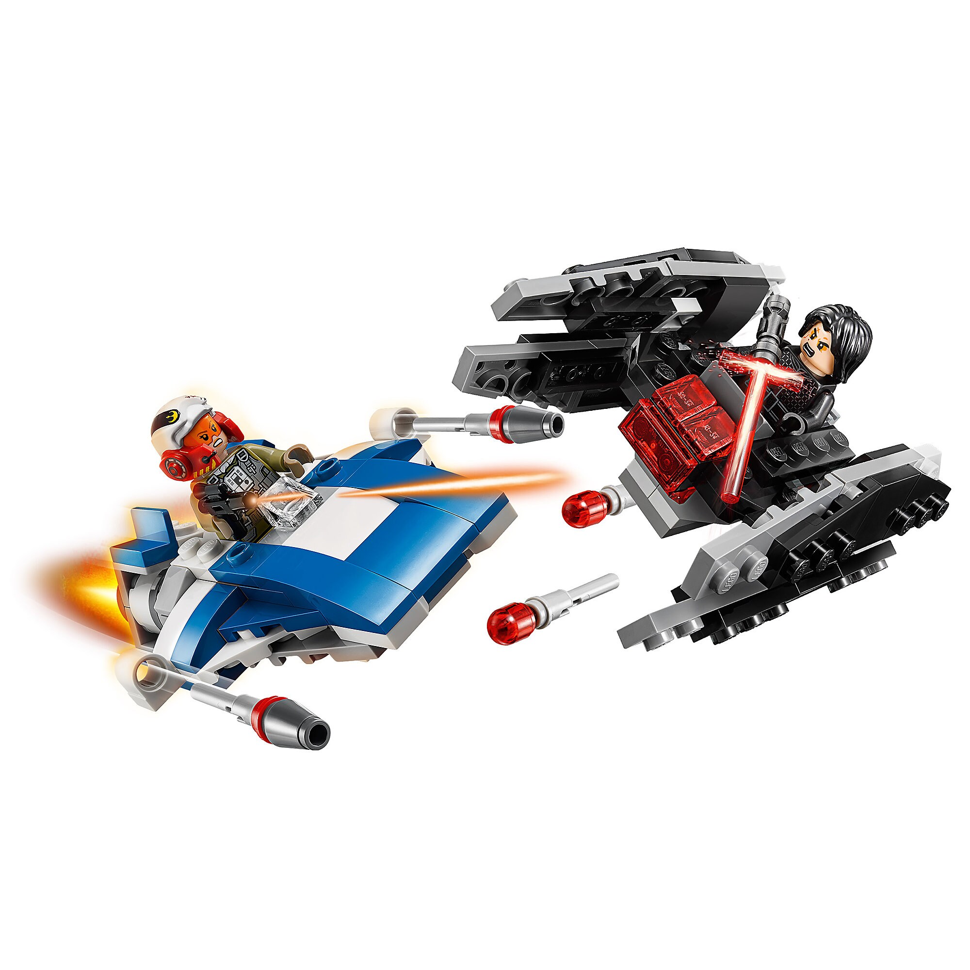 A-Wing vs. TIE Silencer Microfighters Playset by LEGO - Star Wars: The Last Jedi