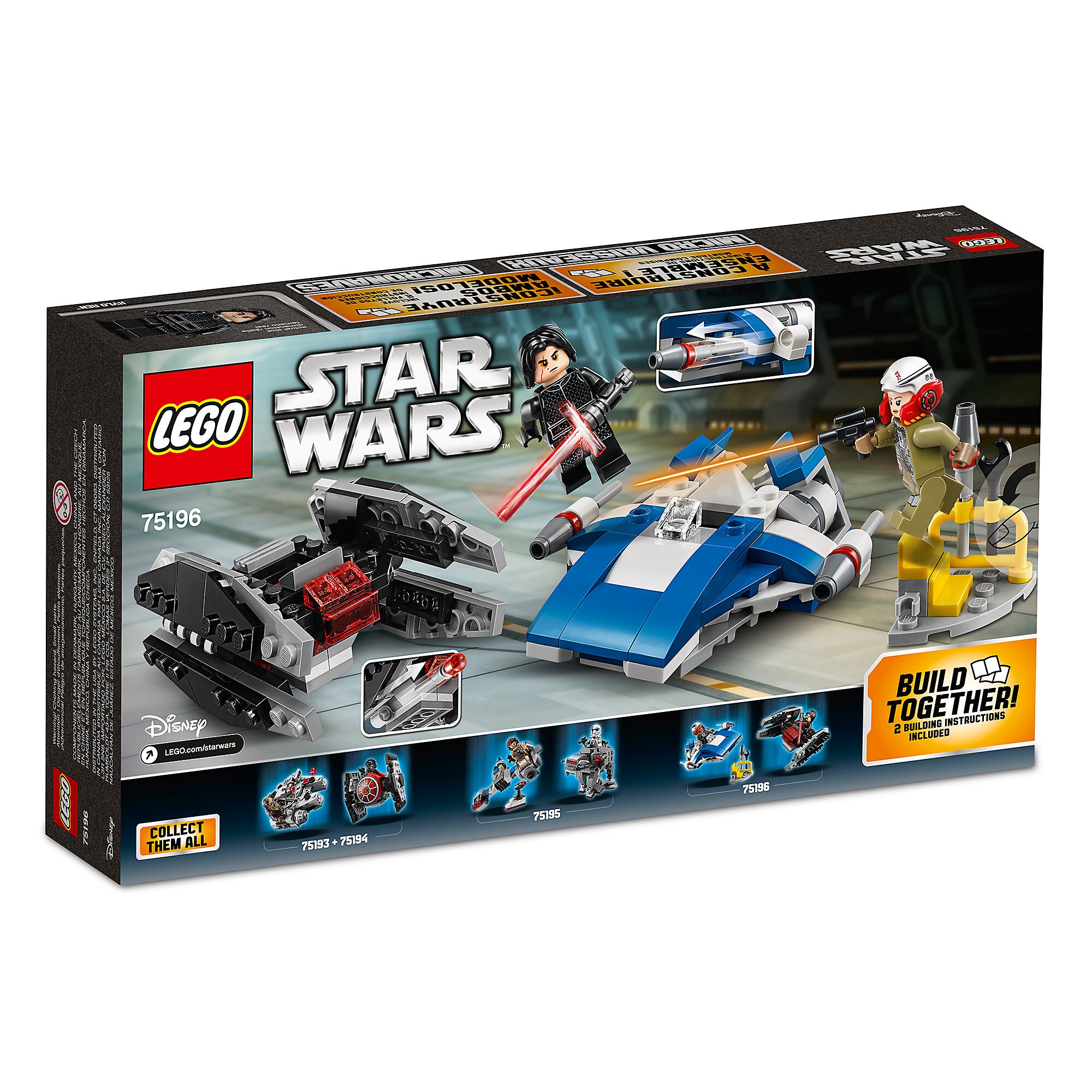 A-Wing vs. TIE Silencer Microfighters Playset by LEGO - Star Wars: The Last Jedi